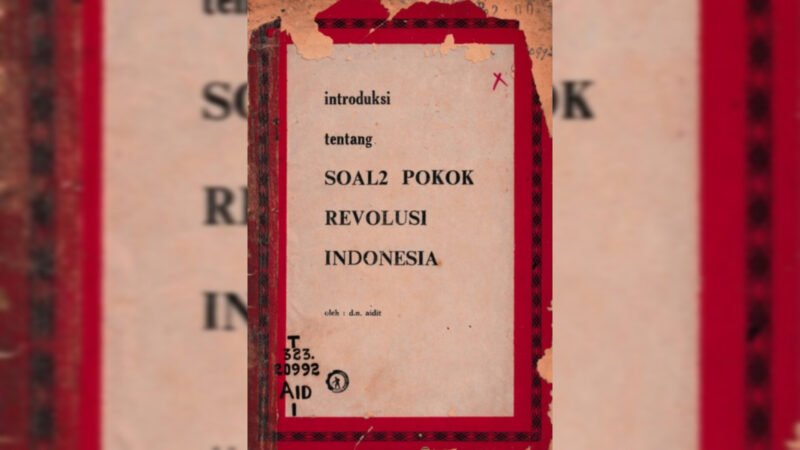 Dok. Cover Risalah D.N Aidit, yang Berjudul 