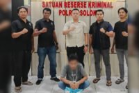 Foto: Polres Solok mengamankan pelaku (Dok. Sat Reskrim Polres Solok)