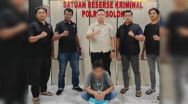 Foto: Polres Solok mengamankan pelaku (Dok. Sat Reskrim Polres Solok)