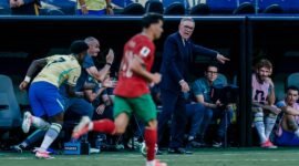 Foto: Ancelotti saat Laga Brasil vs Maroko di ajang World Cup 2026 (Instagram @mrancelotti)