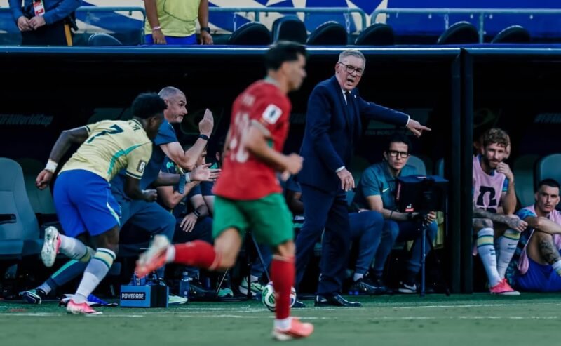 Foto: Ancelotti saat Laga Brasil vs Maroko di ajang World Cup 2026 (Instagram @mrancelotti)