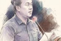Andie Yunus, dengan gaya Colored Pencil Sketch Art