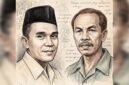 Dahlan Jambek dan Ismail Lengah, dengan gaya Colored Pencil Sketch Art