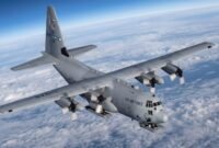 Visual: Lockheed C-130T tengah mengudara