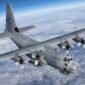 Visual: Lockheed C-130T tengah mengudara