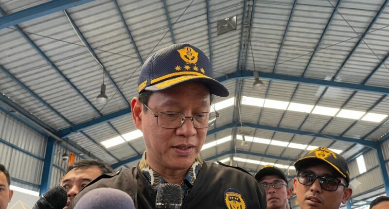 Dok. Purbaya Yudhi Sadewa saat berada di Pelabuhan Tanjung Priok, Sabtu (6/6/2026)