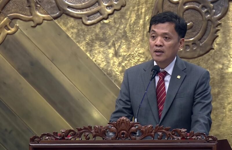 Foto: Politikus Gerindra, Habiburokhman saat Rapat Paripurna DPR RI ke-21 Masa Persidangan V Tahun Sidang 2025-2026 di DPR, Senayan, Jakarta, pada Selasa (9/6/2026). Sumber: YouTube/ TVR Parlemen