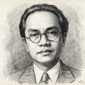 Amir Sjarifuddin, dengan gaya  Pencil Sketch Art Klasik