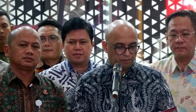 Dok. Konpers Kejagung Jum'at 12 Juni 2026, dalam penetapan Komisaris PT Yasa Artha Trimanunggal, AM, sebagai tersangka kelima dalam kasus dugaan korupsi tata kelola program Makan Bergizi Gratis (MBG) pada Badan Gizi Nasional (BGN)