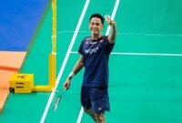Foto: Pebulu Tangkis Indonesia, Alwi Farhan, di posting oleh @ausbadmintonopen, Dok. @adamcyf_production)