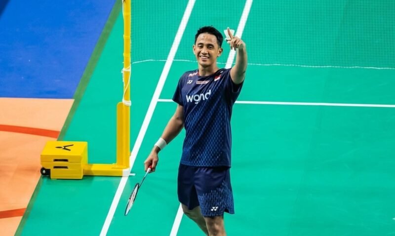 Foto: Pebulu Tangkis Indonesia, Alwi Farhan, di posting oleh @ausbadmintonopen, Dok. @adamcyf_production)