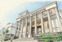 Sketch Art Colored, Gedung Mahkamah Konstitusi (MK)
