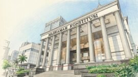 Sketch Art Colored, Gedung Mahkamah Konstitusi (MK)