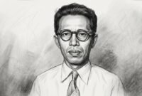 Sketch Art Colored, Buya Rusli Abdul Wahid