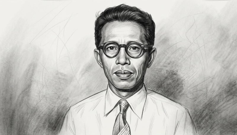 Sketch Art Colored, Buya Rusli Abdul Wahid