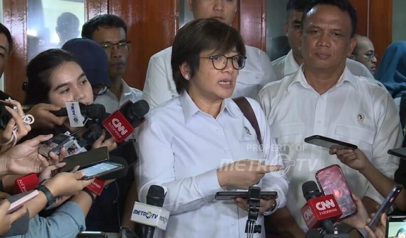 Foto: Agustina Arumsari, Waka BGN saat diwawancarai (Property. Metro TV)