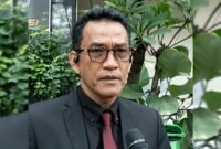 Foto: Refly Harun saat diwawancarai KOMPAS TV di Polda Metro Jaya, Jum'at 19 Juni 2026