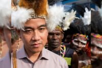 Foto: Gibran Rakabuming Raka saat kunjungan kerja di Papua Selatan pada Minggu (21/6/2026)