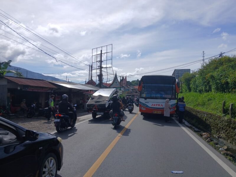 Foto: Bus Jatra yang Alami Mogok, tujuan daerah Jambi (Senin, 22/6/2029)