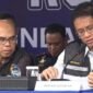 Foto: Purbaya Yudhi Sadewa, dan Jajaran Pimpinan Bea Cukai, Konferensi pers terbaru terkait penindakan pakaian bekas impor ilegal (balepress) digelar di Pelabuhan Tanjung Priok, Jakarta, Selasa 23 Juni 2036