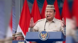 Foto: Prabowo Subianto, dalam pidato resminya pada acara Puncak Pekan Nasional (PENAS) Petani dan Nelayan  XVII di Kabupaten Gorontalo, Rabu 24 Juni, 2026