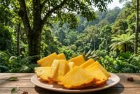 Ilustrasi: Buah Nanas di dalam hutan