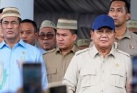 Foto: Prabowo Subianto, berserta jajaran dalam Puncak Pekan Nasional (Penas) Petani dan Nelayan XVII di Sports Center Limboto, Gorontalo, Rabu, 24 Juni 2026