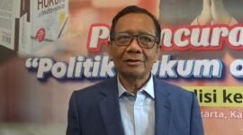 Dok. Mahfud MD, saat berada di UC UGM, Sleman, DIY, Kamis (25/6).
