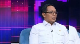 Tangkapan layar Hasan Nasbi dalam program Q&A Metro TV dalam episode bertajuk 