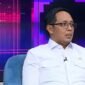 Tangkapan layar Hasan Nasbi dalam program Q&A Metro TV dalam episode bertajuk 