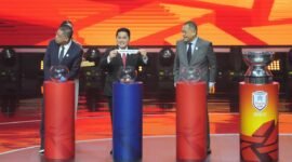 Foto: Proses drawing ASEAN Club Championship Shopee Cup 2026/2027, digelar di MNC Studio Tower 1, Kebon Jeruk, Jakarta Barat, Jumat (5/6). (Sumber: kemenpora.go.id)
