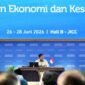 Foto: Presiden Prabowo Subianto dalam penutupan Sarasehan Kebangsaan Konvensi Sains, Teknologi, dan Industri Indonesia (KSTI) Tahun 2026 yang digelar di Jakarta International Convention Center (JICC), Jakarta, pada Minggu, 28 Juni 2026. Foto: BPMI Setpres/Rusman