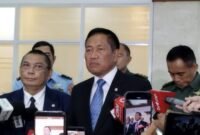 Foto: Wakil Menteri Pertahanan Donny Ermawan saat memberi keterangan di kompleks parlemen, Jakarta, Rabu (1/7/2026). ANTARA/Bagus Ahmad Rizaldi