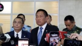 Foto: Wakil Menteri Pertahanan Donny Ermawan saat memberi keterangan di kompleks parlemen, Jakarta, Rabu (1/7/2026). ANTARA/Bagus Ahmad Rizaldi