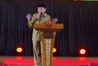Tangkapan layar pidato Wakil Walikota Padang, Maigus Nasir, di UIN ib Padang, Selasa 7 Juli 2026 (Sumber: YouTube UIN IB Padang)