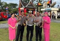 Foto: Usai prosesi kenaikan pangkat di Polres 50 Kota (Dok. Istimewa)