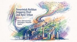 Ilustrasi dengan gaya Sketch Art Colored
