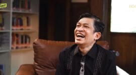 Tangkapan layar Fahruddin Faiz dalam channel YouTube mojokdotcp, program PUTCAST, diunggah pada 9 Maret 2026