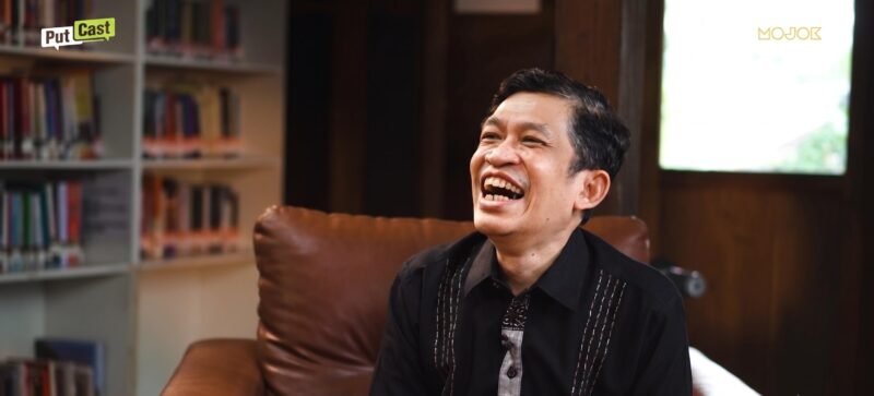 Tangkapan layar Fahruddin Faiz dalam channel YouTube mojokdotcp, program PUTCAST, diunggah pada 9 Maret 2026