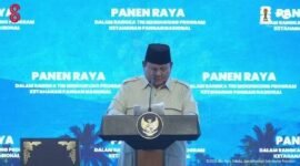 Foto: Presiden Prabowo Subianto Aat pidato (Dok. Biro Pers, Media, dan Informasi Sekretariat Presiden)