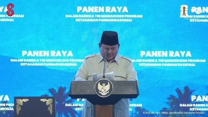 Foto: Presiden Prabowo Subianto Aat pidato (Dok. Biro Pers, Media, dan Informasi Sekretariat Presiden)