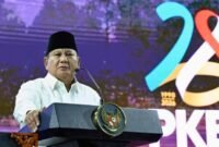 Foto: Presiden Prabowo Subianto hadir dalam perayaan Hari Lahir (Harlah) PKB ke-28 di Jakarta International Convention Center (JICC), Kamis, 23 Juli 2026. (Dok. BPMI Setpres/Cahyo)
