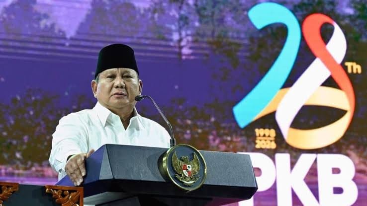 Foto: Presiden Prabowo Subianto hadir dalam perayaan Hari Lahir (Harlah) PKB ke-28 di Jakarta International Convention Center (JICC), Kamis, 23 Juli 2026. (Dok. BPMI Setpres/Cahyo)