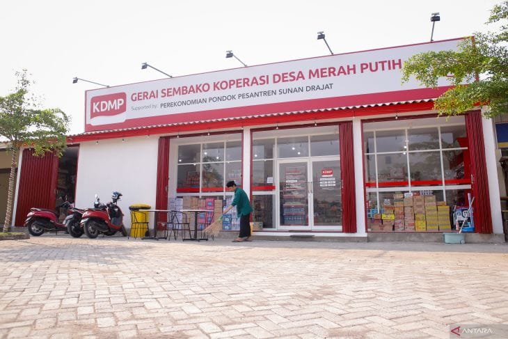 Foto: Bangunan Sebuah Kopdes Merah Merah Putih (Dok. Antara News Jatim)