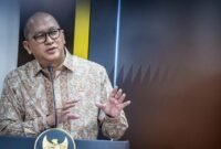 Foto: Kepala BKPM Rosan Roeslani menyampaikan keterangan usai melaporkan realisasi investasi kepada Presiden Prabowo Subianto di Kantor Presiden, Kompleks Istana Kepresidenan, Jakarta, Kamis (16/7/2026). (Dok. ANTARA FOTO/Bayu Pratama S/nz)