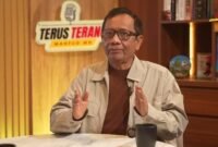 Tangkapan layar Mahfud MD dalam channel YouTube Mahfud MD Official, program Terus Terang, diunggah pada 28 Juli 2026