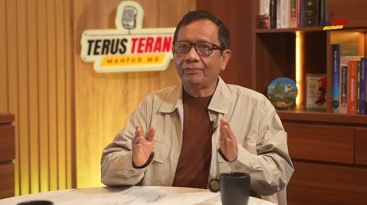 Tangkapan layar Mahfud MD dalam channel YouTube Mahfud MD Official, program Terus Terang, diunggah pada 28 Juli 2026