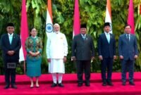 Foto: PM India India Narendra Modi saat berada di gedung DPR RI pada Selasa (7/7/2026). (YouTube DPR)