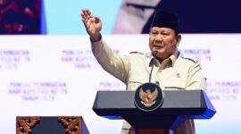 Foto: Presiden Prabowo Subianto pidato pada Puncak Peringatan Hari Koperasi ke-79 Tahun 2026 yang digelar di Indonesia Arena, Jakarta, pada Minggu, 12 Juli 2026. (Dok. BPMI Setpres/Muchlis Jr)