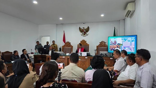 Foto: Suasana sidang Putusan Praperadilan Roy Suryo di PN Jaksel (Dok. Taufiq/detikcom)